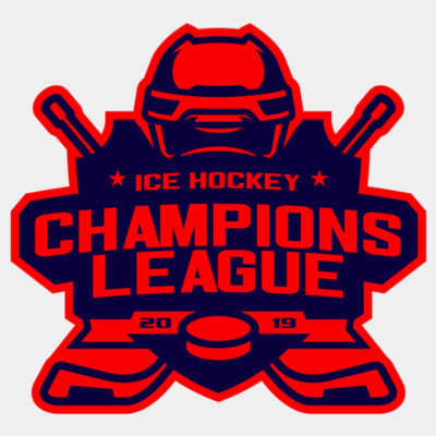 Champions League Ice Hockey logo template Thumbnail