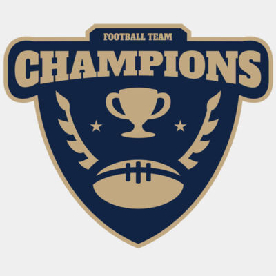 Champions Football Team logo template Thumbnail