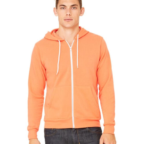 Bella + Canvas - Unisex Sponge Fleece Full-Zip Hoodie - 3739 Thumbnail