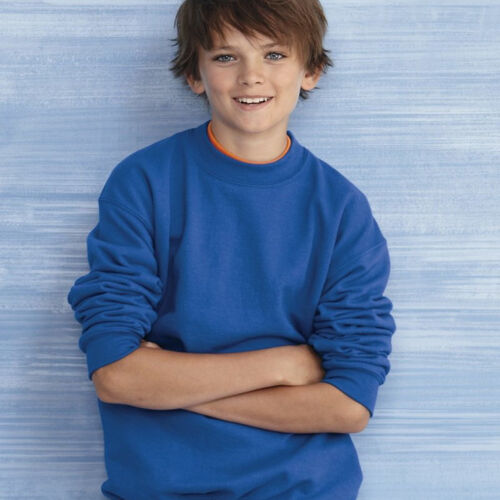 Gildan - Heavy Blend Youth Crewneck Sweatshirt - 18000B Thumbnail