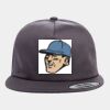 Yupoong - Unstructured Five-Panel Snapback Cap - 6502 Thumbnail