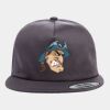 Yupoong - Unstructured Five-Panel Snapback Cap - 6502 Thumbnail