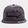Yupoong - Unstructured Five-Panel Snapback Cap - 6502 Thumbnail