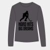 Hanes - Nano-T® Women’s Long Sleeve Scoopneck T-Shirt - S04LS Thumbnail