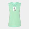 Bella + Canvas - Women's Flowy Scoop Muscle Tank - 8803 Thumbnail