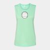 Bella + Canvas - Women's Flowy Scoop Muscle Tank - 8803 Thumbnail