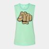 Bella + Canvas - Women's Flowy Scoop Muscle Tank - 8803 Thumbnail
