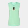 Bella + Canvas - Women's Flowy Scoop Muscle Tank - 8803 Thumbnail