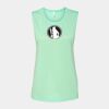Bella + Canvas - Women's Flowy Scoop Muscle Tank - 8803 Thumbnail