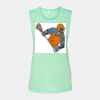 Bella + Canvas - Women's Flowy Scoop Muscle Tank - 8803 Thumbnail