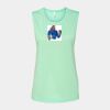 Bella + Canvas - Women's Flowy Scoop Muscle Tank - 8803 Thumbnail