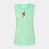 Bella + Canvas - Women's Flowy Scoop Muscle Tank - 8803 Thumbnail