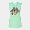 Bella + Canvas - Women's Flowy Scoop Muscle Tank - 8803 Thumbnail