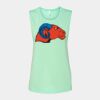 Bella + Canvas - Women's Flowy Scoop Muscle Tank - 8803 Thumbnail