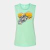 Bella + Canvas - Women's Flowy Scoop Muscle Tank - 8803 Thumbnail