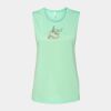 Bella + Canvas - Women's Flowy Scoop Muscle Tank - 8803 Thumbnail