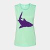 Bella + Canvas - Women's Flowy Scoop Muscle Tank - 8803 Thumbnail