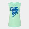 Bella + Canvas - Women's Flowy Scoop Muscle Tank - 8803 Thumbnail