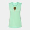 Bella + Canvas - Women's Flowy Scoop Muscle Tank - 8803 Thumbnail
