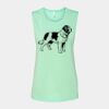 Bella + Canvas - Women's Flowy Scoop Muscle Tank - 8803 Thumbnail