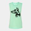 Bella + Canvas - Women's Flowy Scoop Muscle Tank - 8803 Thumbnail