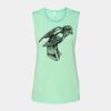 Bella + Canvas - Women's Flowy Scoop Muscle Tank - 8803 Thumbnail