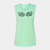 Bella + Canvas - Women's Flowy Scoop Muscle Tank - 8803 Thumbnail
