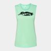 Bella + Canvas - Women's Flowy Scoop Muscle Tank - 8803 Thumbnail