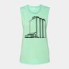 Bella + Canvas - Women's Flowy Scoop Muscle Tank - 8803 Thumbnail