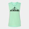 Bella + Canvas - Women's Flowy Scoop Muscle Tank - 8803 Thumbnail