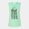 Bella + Canvas - Women's Flowy Scoop Muscle Tank - 8803 Thumbnail