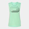 Bella + Canvas - Women's Flowy Scoop Muscle Tank - 8803 Thumbnail