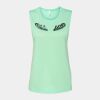 Bella + Canvas - Women's Flowy Scoop Muscle Tank - 8803 Thumbnail