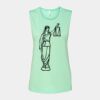 Bella + Canvas - Women's Flowy Scoop Muscle Tank - 8803 Thumbnail