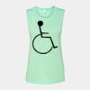Bella + Canvas - Women's Flowy Scoop Muscle Tank - 8803 Thumbnail
