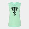 Bella + Canvas - Women's Flowy Scoop Muscle Tank - 8803 Thumbnail