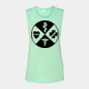 Bella + Canvas - Women's Flowy Scoop Muscle Tank - 8803 Thumbnail