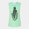 Bella + Canvas - Women's Flowy Scoop Muscle Tank - 8803 Thumbnail