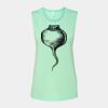 Bella + Canvas - Women's Flowy Scoop Muscle Tank - 8803 Thumbnail