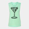 Bella + Canvas - Women's Flowy Scoop Muscle Tank - 8803 Thumbnail