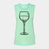 Bella + Canvas - Women's Flowy Scoop Muscle Tank - 8803 Thumbnail