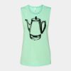 Bella + Canvas - Women's Flowy Scoop Muscle Tank - 8803 Thumbnail
