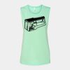 Bella + Canvas - Women's Flowy Scoop Muscle Tank - 8803 Thumbnail