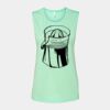 Bella + Canvas - Women's Flowy Scoop Muscle Tank - 8803 Thumbnail