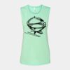Bella + Canvas - Women's Flowy Scoop Muscle Tank - 8803 Thumbnail