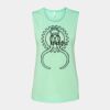 Bella + Canvas - Women's Flowy Scoop Muscle Tank - 8803 Thumbnail