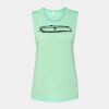 Bella + Canvas - Women's Flowy Scoop Muscle Tank - 8803 Thumbnail