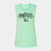 Bella + Canvas - Women's Flowy Scoop Muscle Tank - 8803 Thumbnail