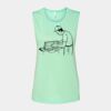 Bella + Canvas - Women's Flowy Scoop Muscle Tank - 8803 Thumbnail