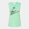 Bella + Canvas - Women's Flowy Scoop Muscle Tank - 8803 Thumbnail